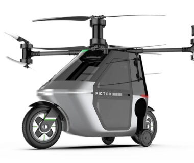 Fliegendes Motorrad Skyrider X1